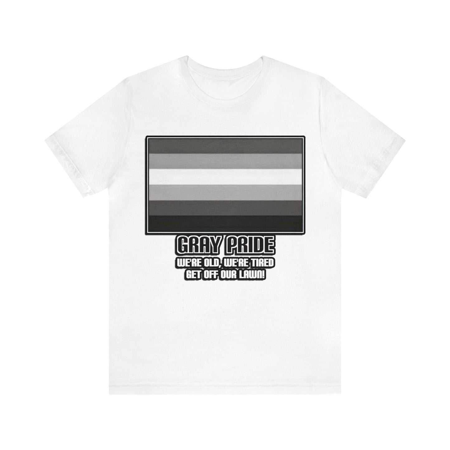 Gray Pride Unisex Jersey Short Sleeve Tee