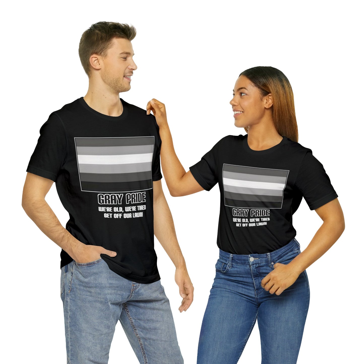 Gray Pride Unisex Jersey Short Sleeve Tee