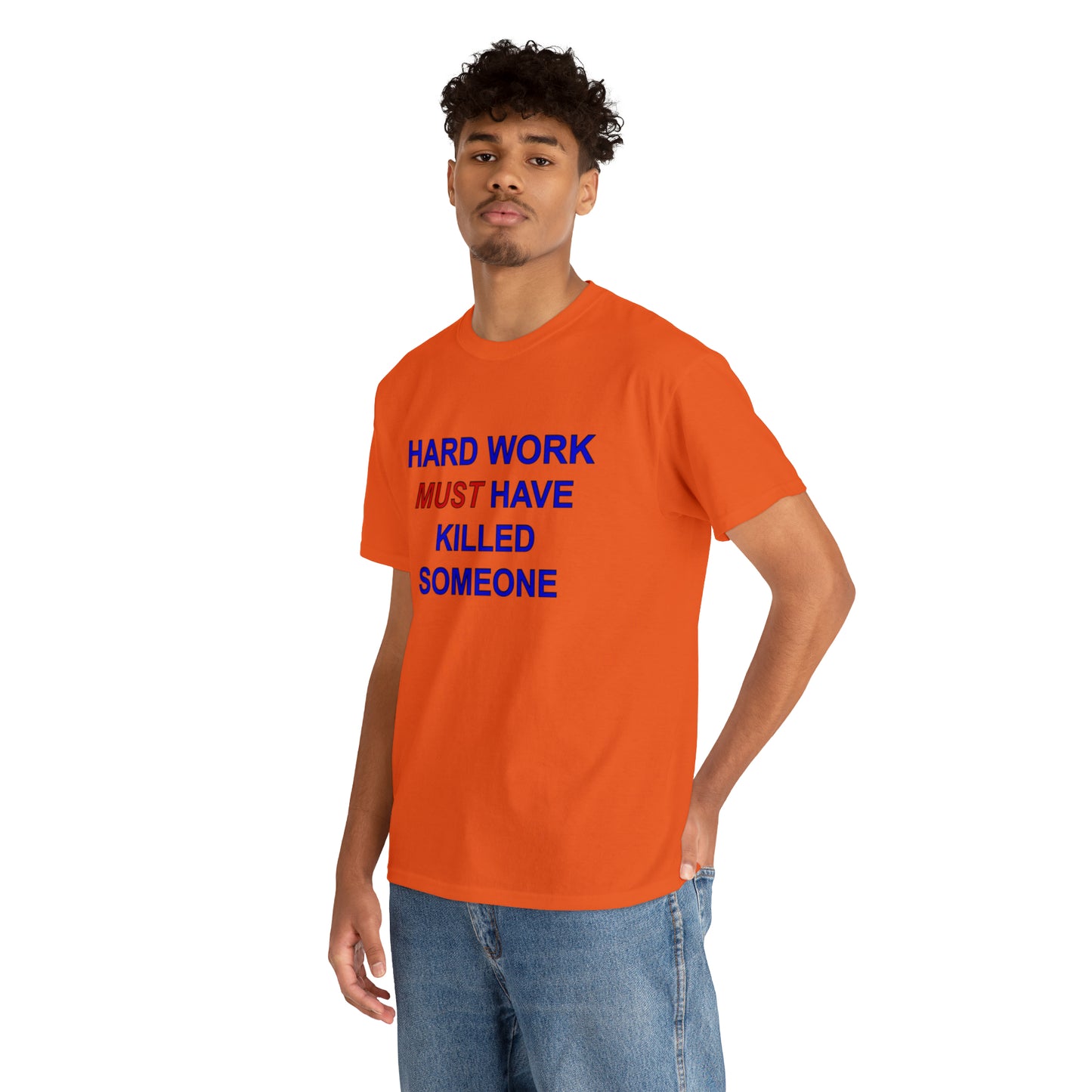 Hard Work Unisex Heavy Cotton Tee