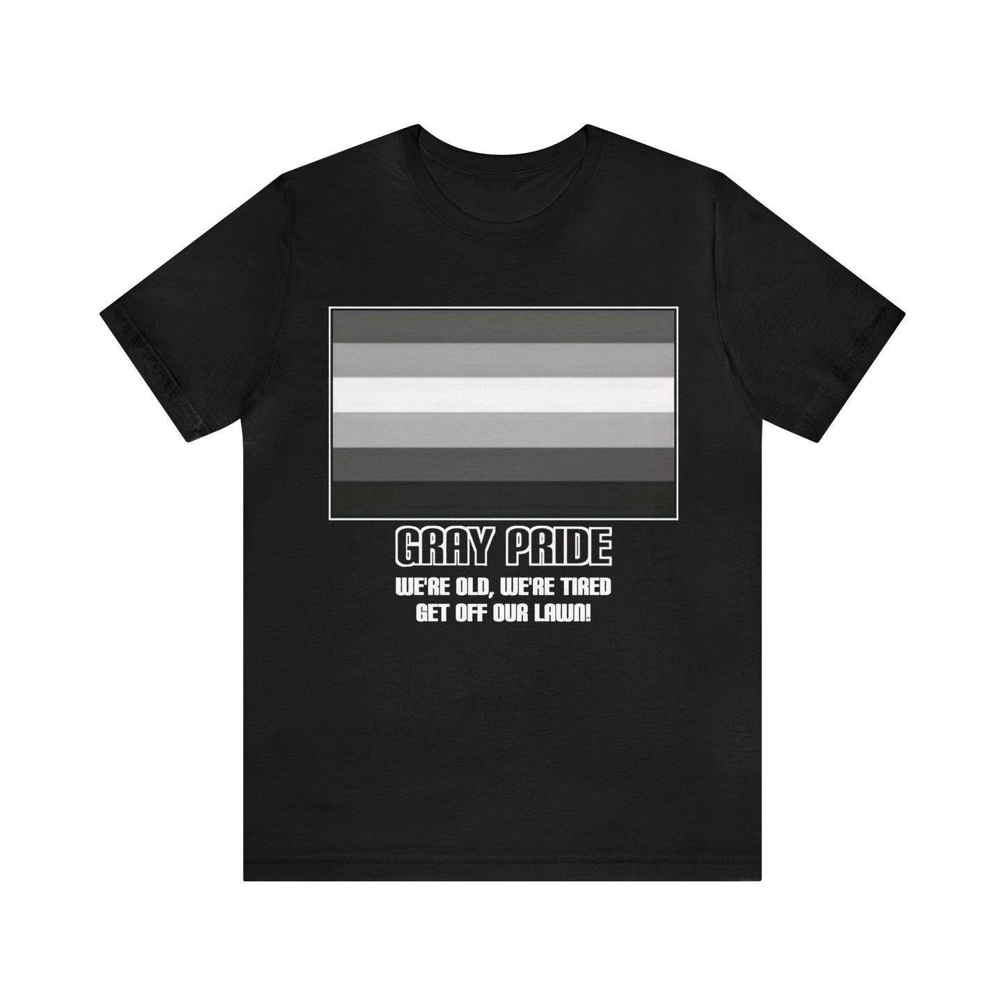 Gray Pride Unisex Jersey Short Sleeve Tee