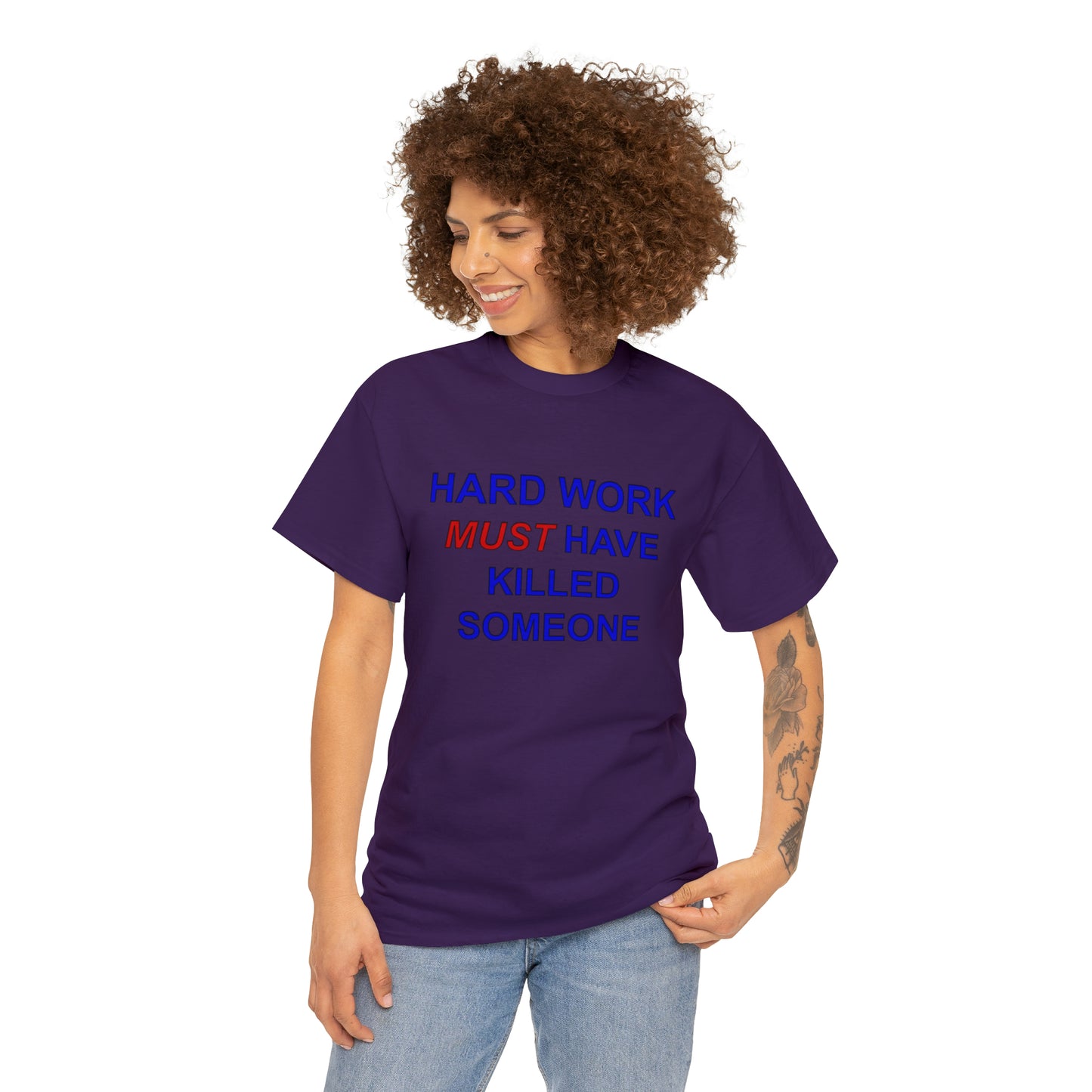 Hard Work Unisex Heavy Cotton Tee