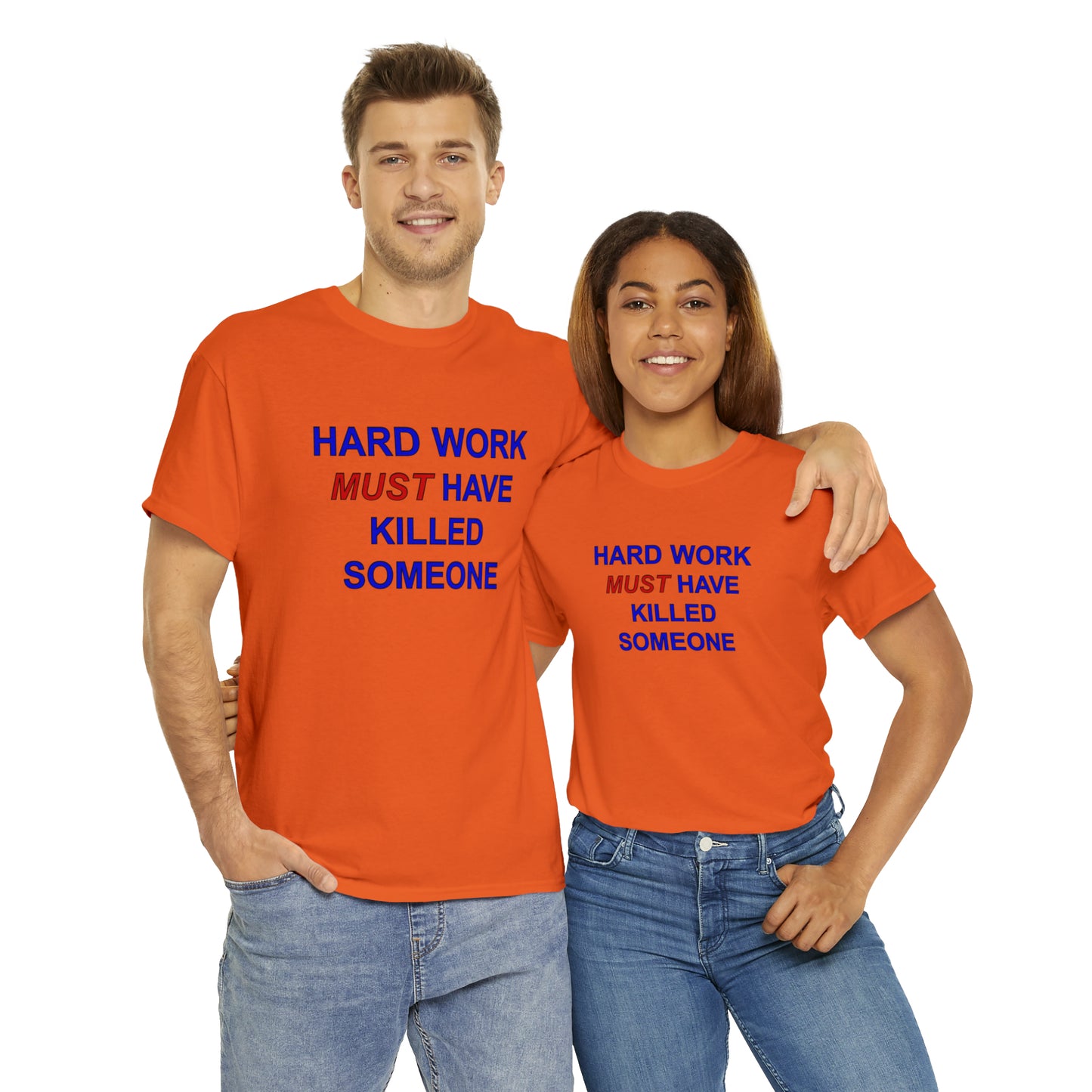 Hard Work Unisex Heavy Cotton Tee