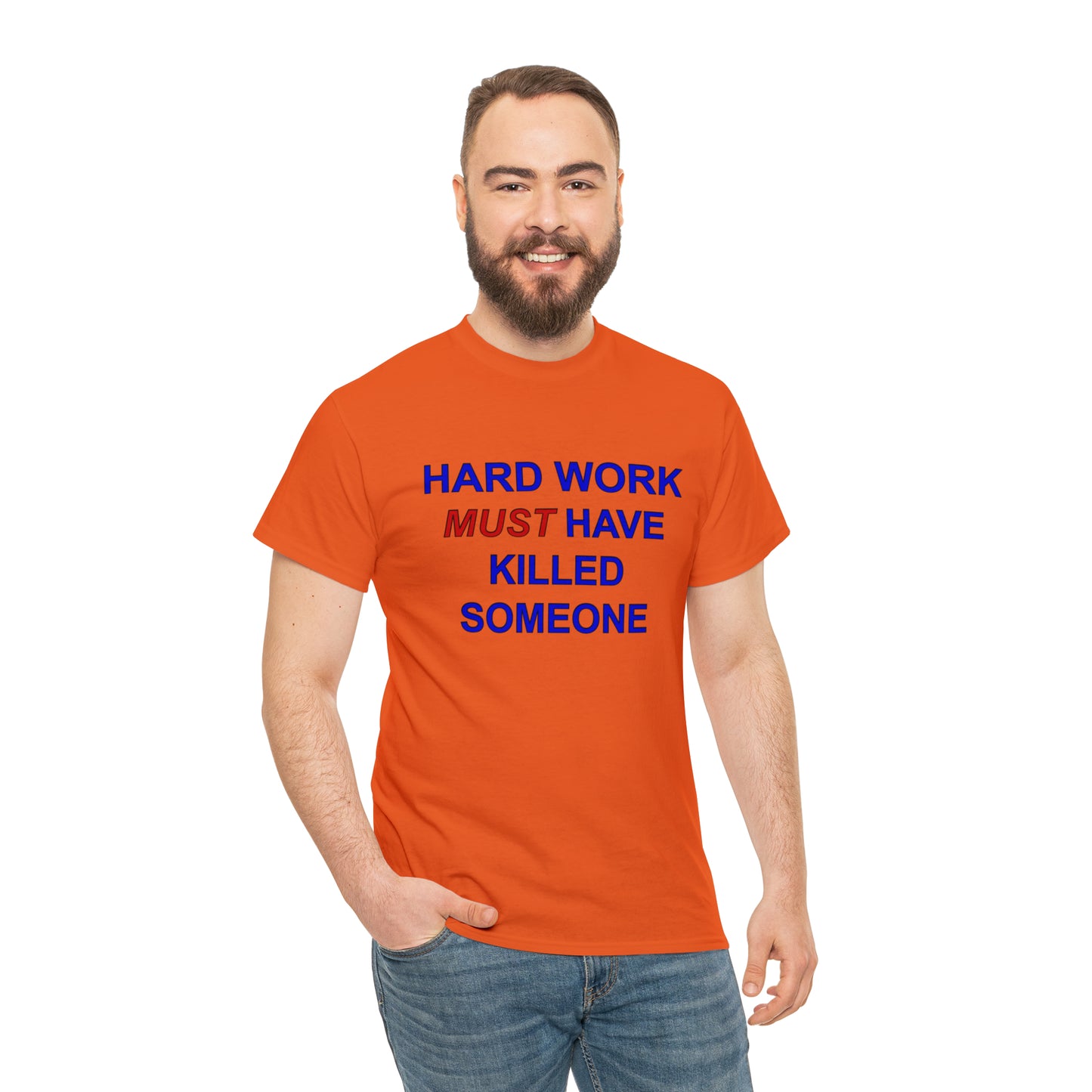 Hard Work Unisex Heavy Cotton Tee