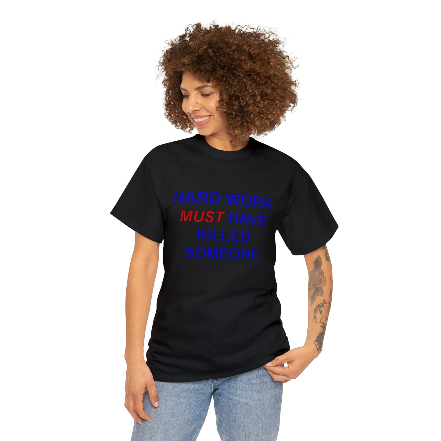 Hard Work Unisex Heavy Cotton Tee