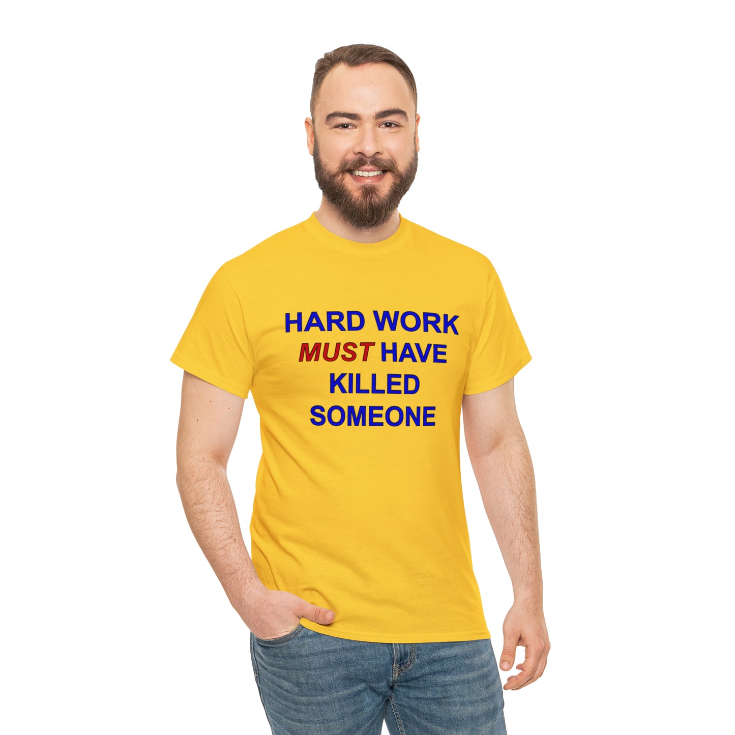 Hard Work Unisex Heavy Cotton Tee