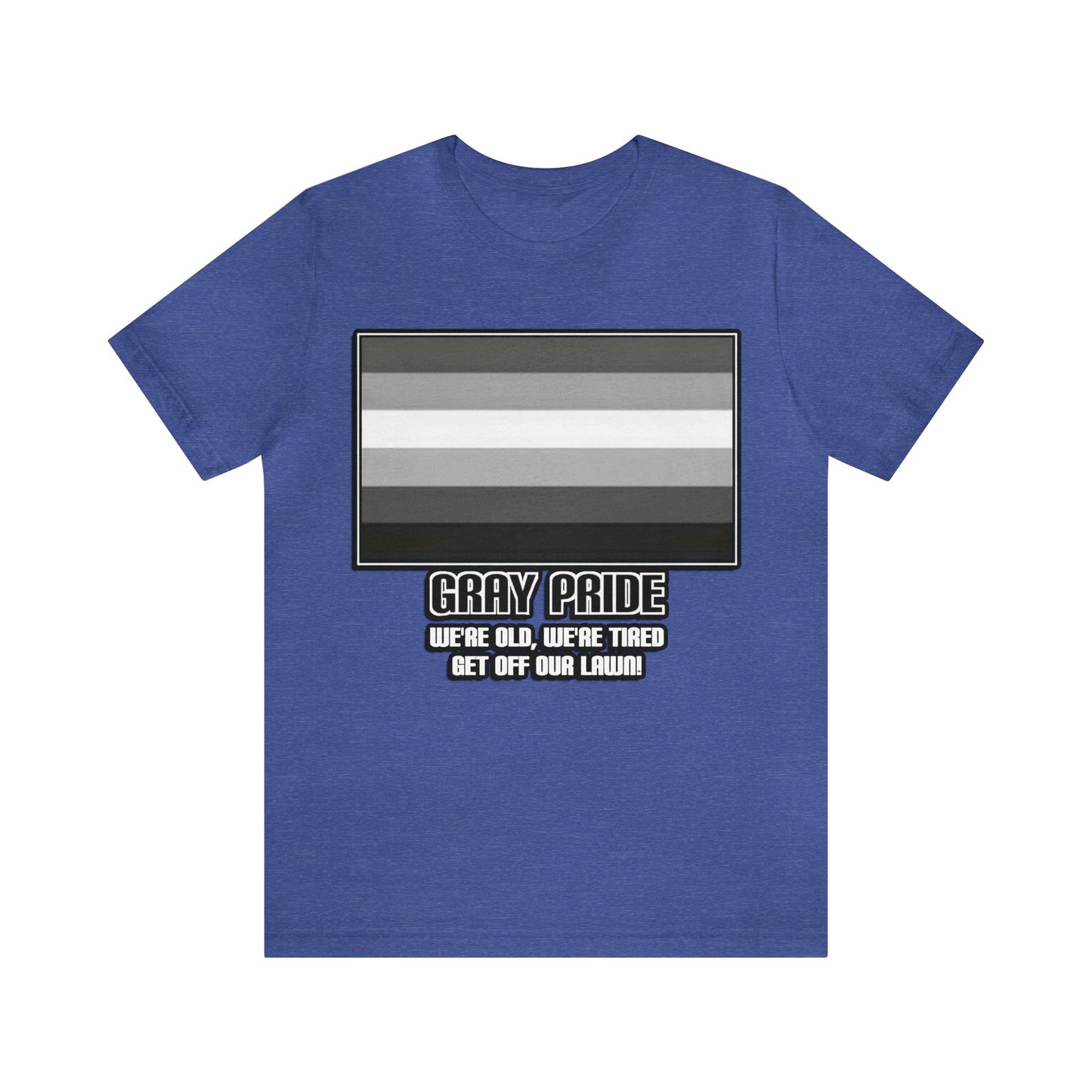 Gray Pride Unisex Jersey Short Sleeve Tee