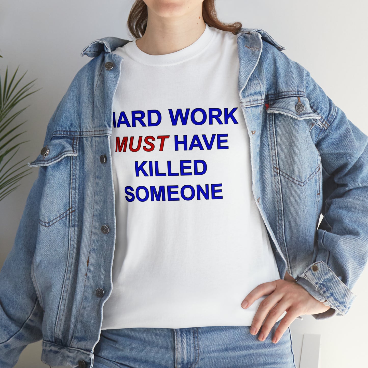 Hard Work Unisex Heavy Cotton Tee