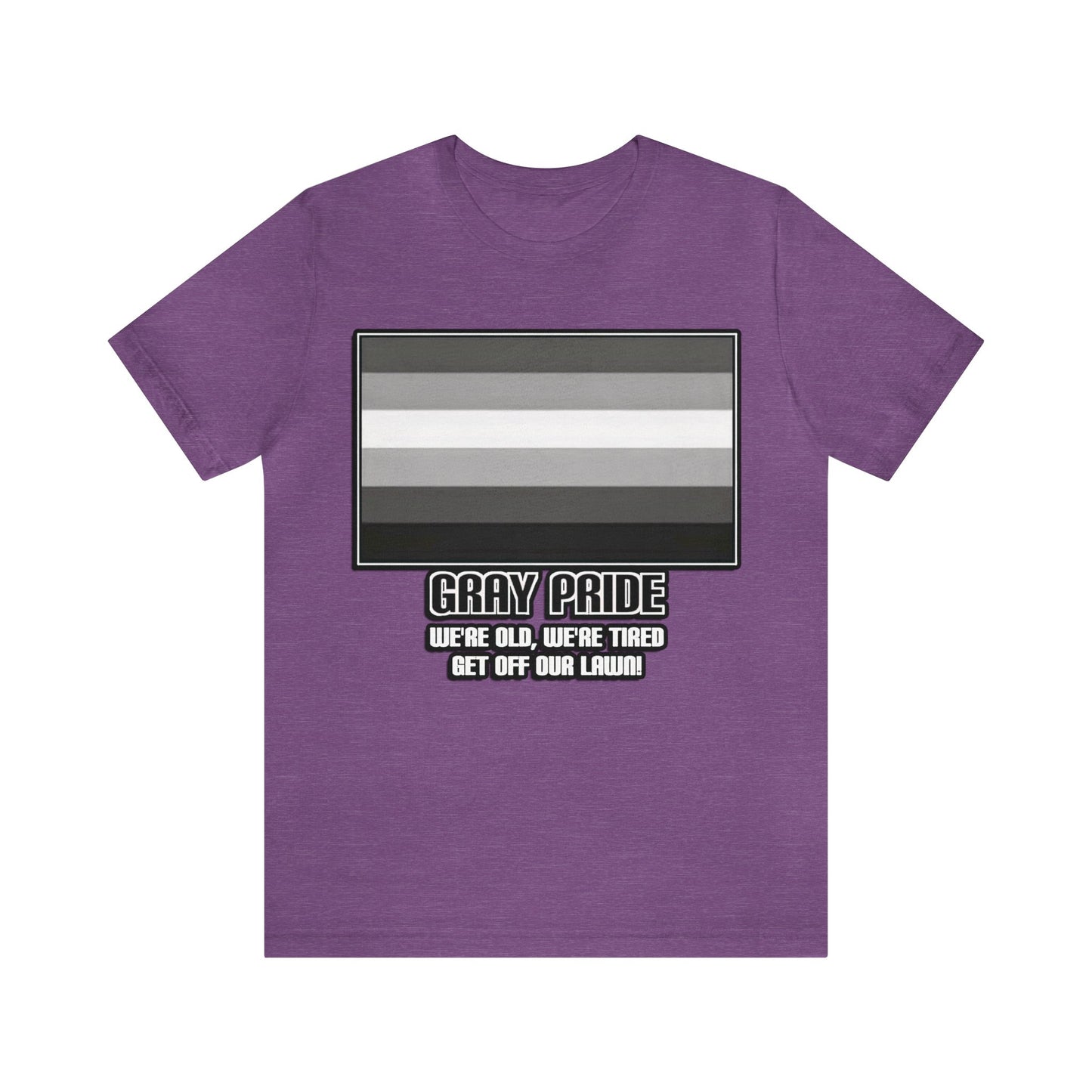 Gray Pride Unisex Jersey Short Sleeve Tee