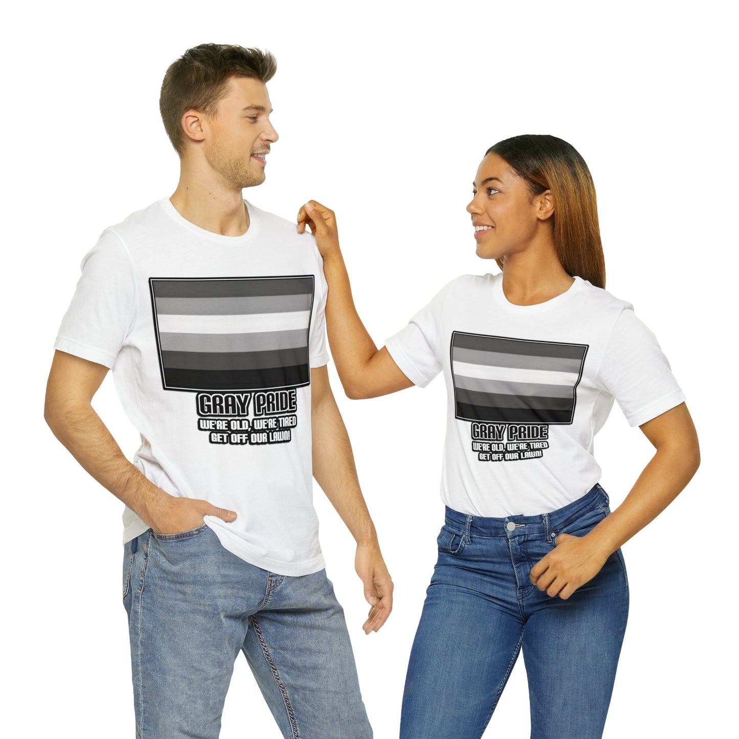 Gray Pride Unisex Jersey Short Sleeve Tee