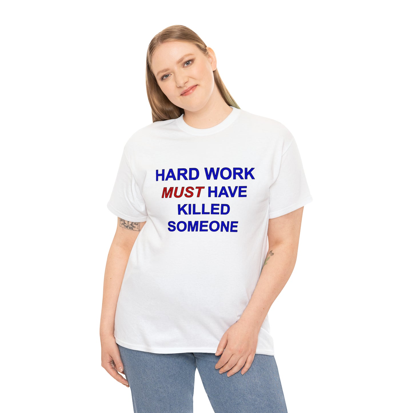 Hard Work Unisex Heavy Cotton Tee