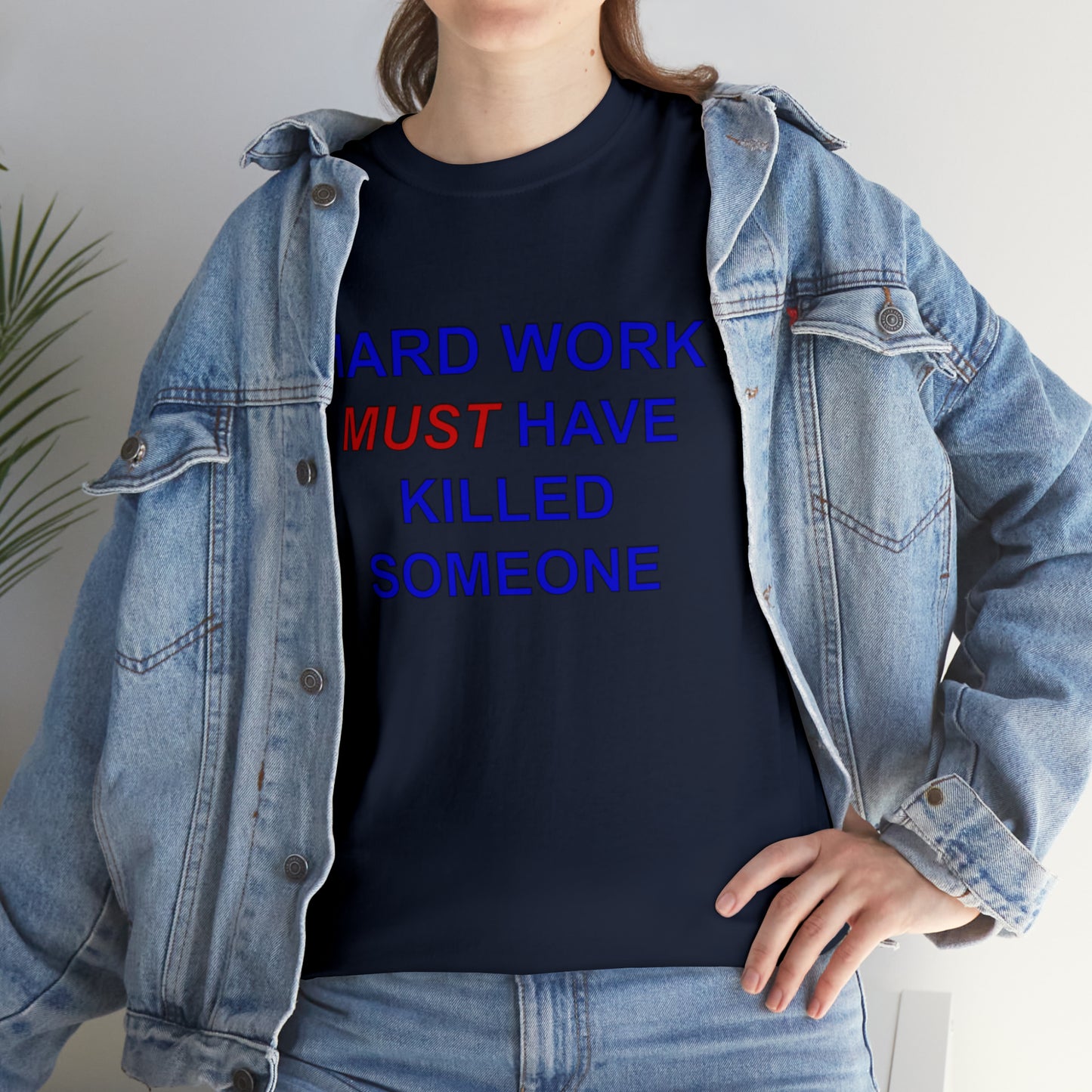 Hard Work Unisex Heavy Cotton Tee