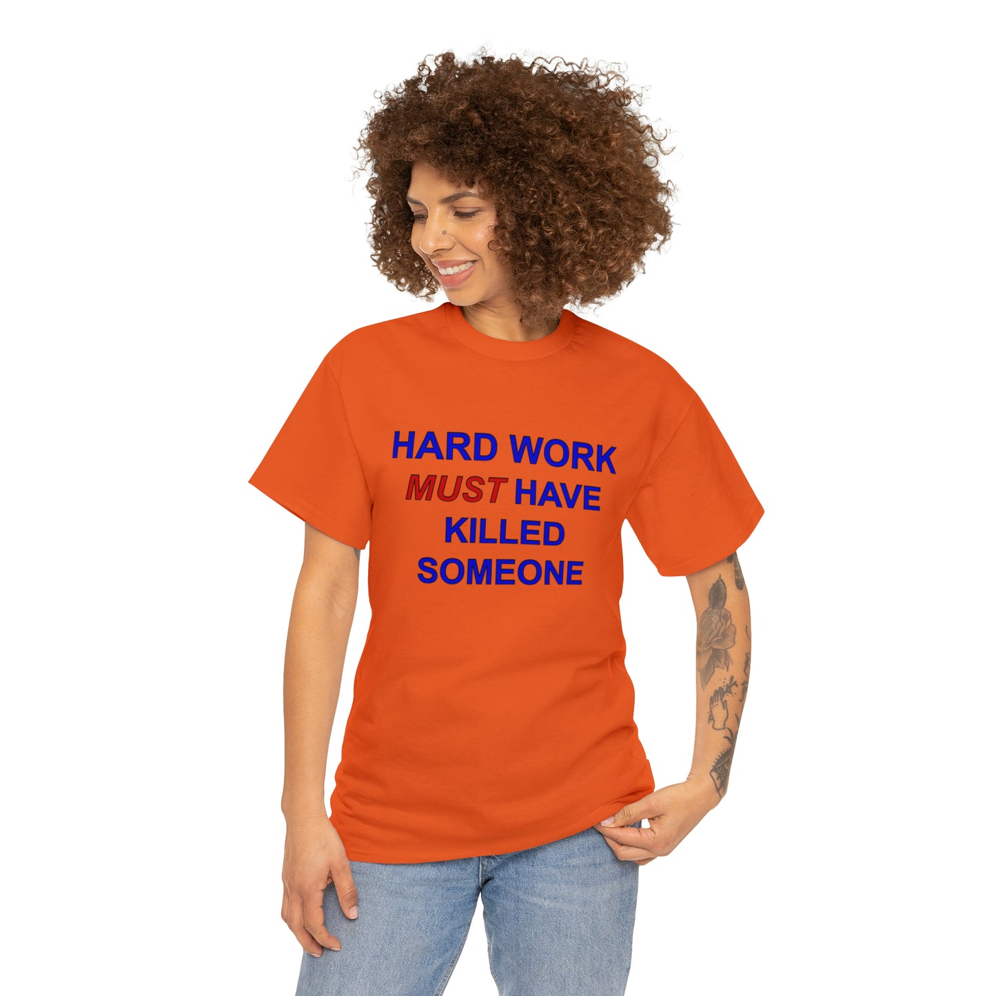 Hard Work Unisex Heavy Cotton Tee