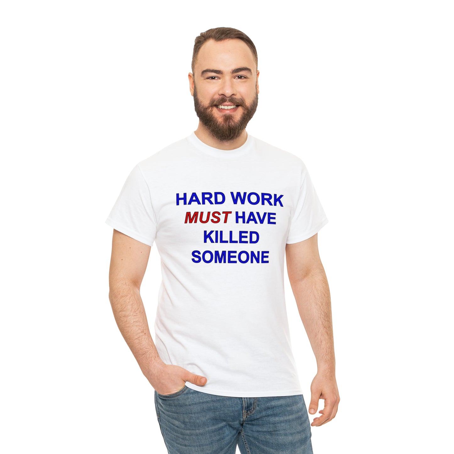 Hard Work Unisex Heavy Cotton Tee