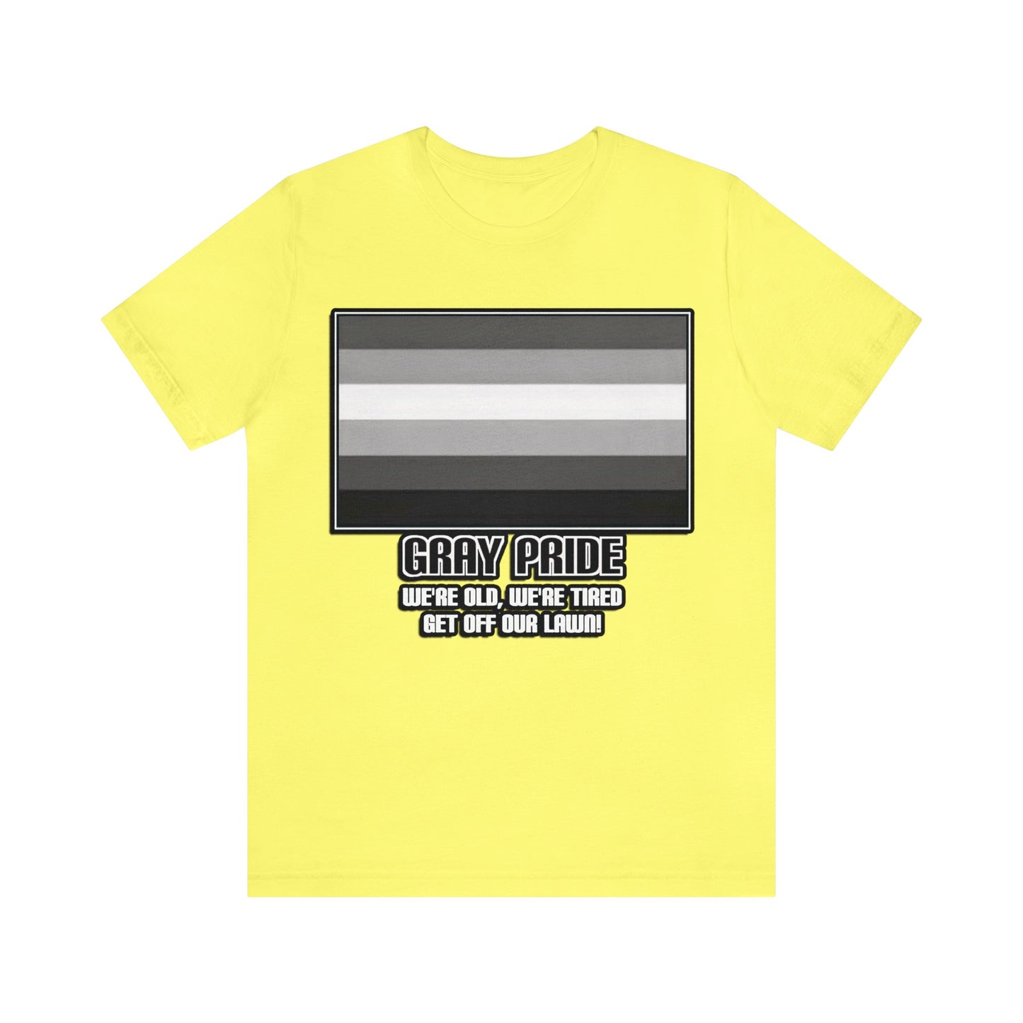 Gray Pride Unisex Jersey Short Sleeve Tee