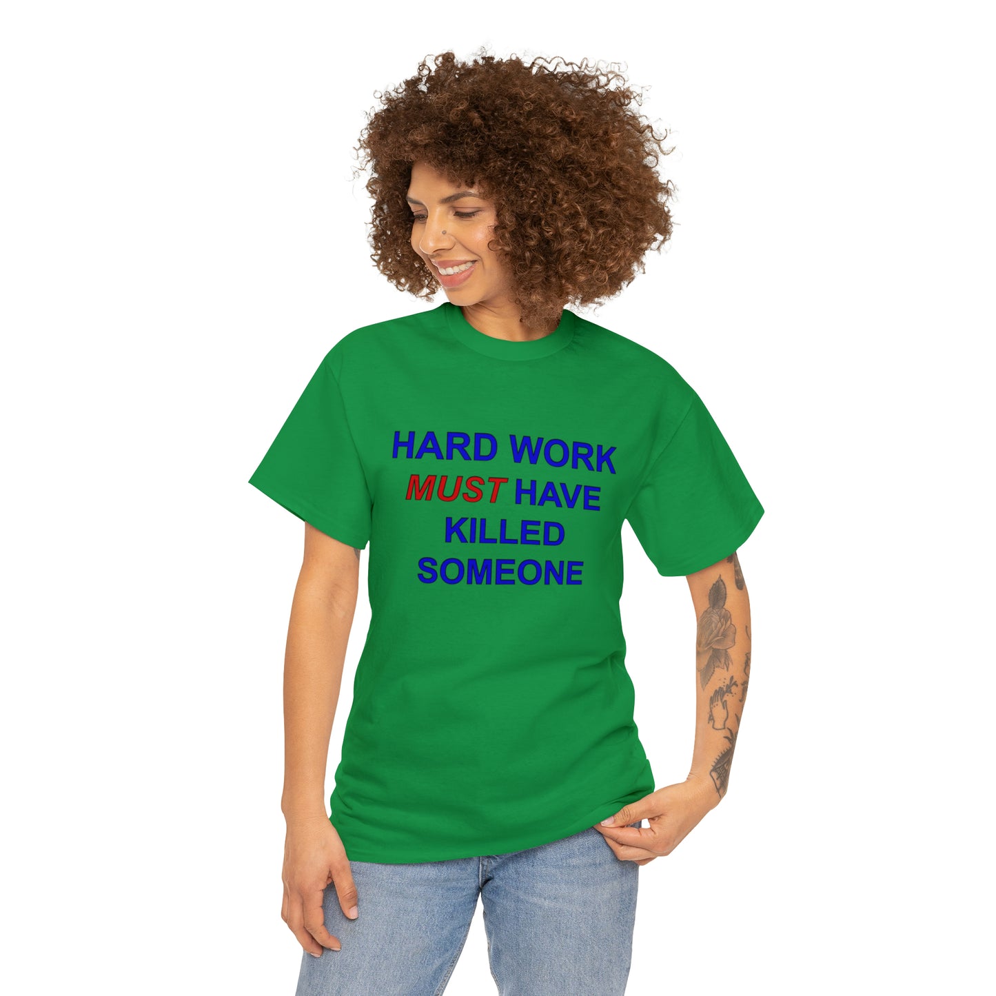 Hard Work Unisex Heavy Cotton Tee