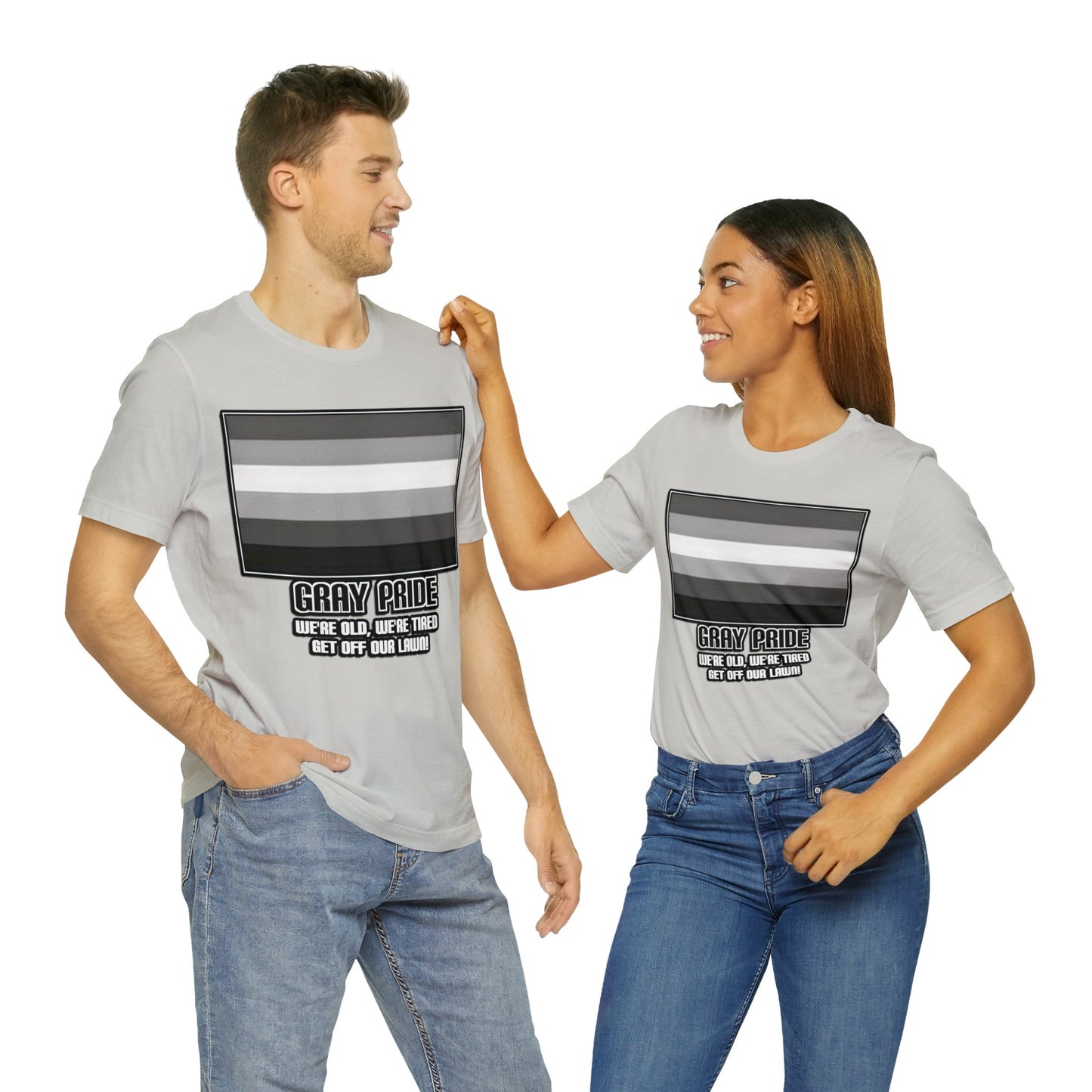 Gray Pride Unisex Jersey Short Sleeve Tee