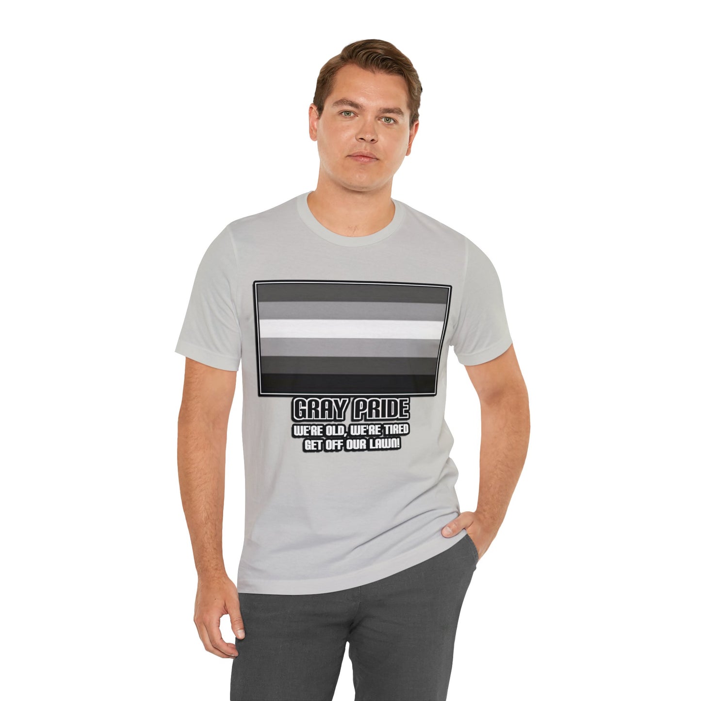 Gray Pride Unisex Jersey Short Sleeve Tee