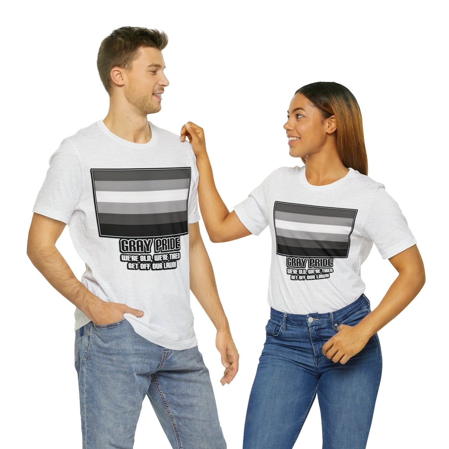 Gray Pride Unisex Jersey Short Sleeve Tee