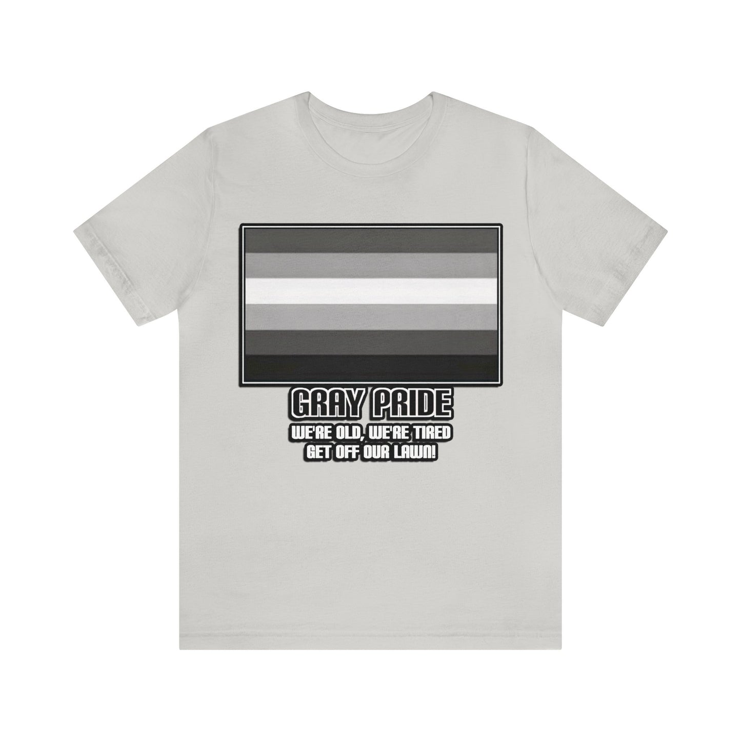 Gray Pride Unisex Jersey Short Sleeve Tee