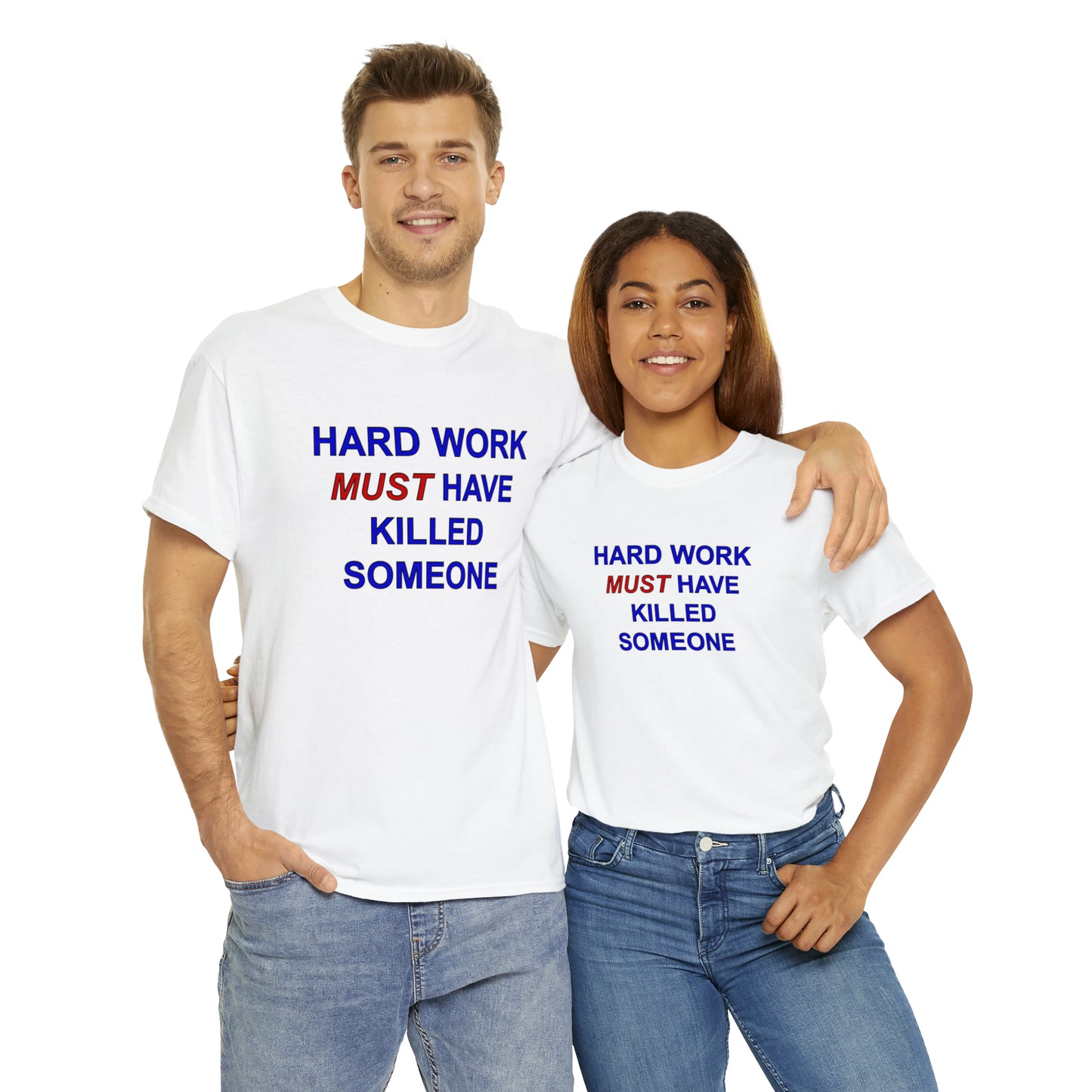 Hard Work Unisex Heavy Cotton Tee