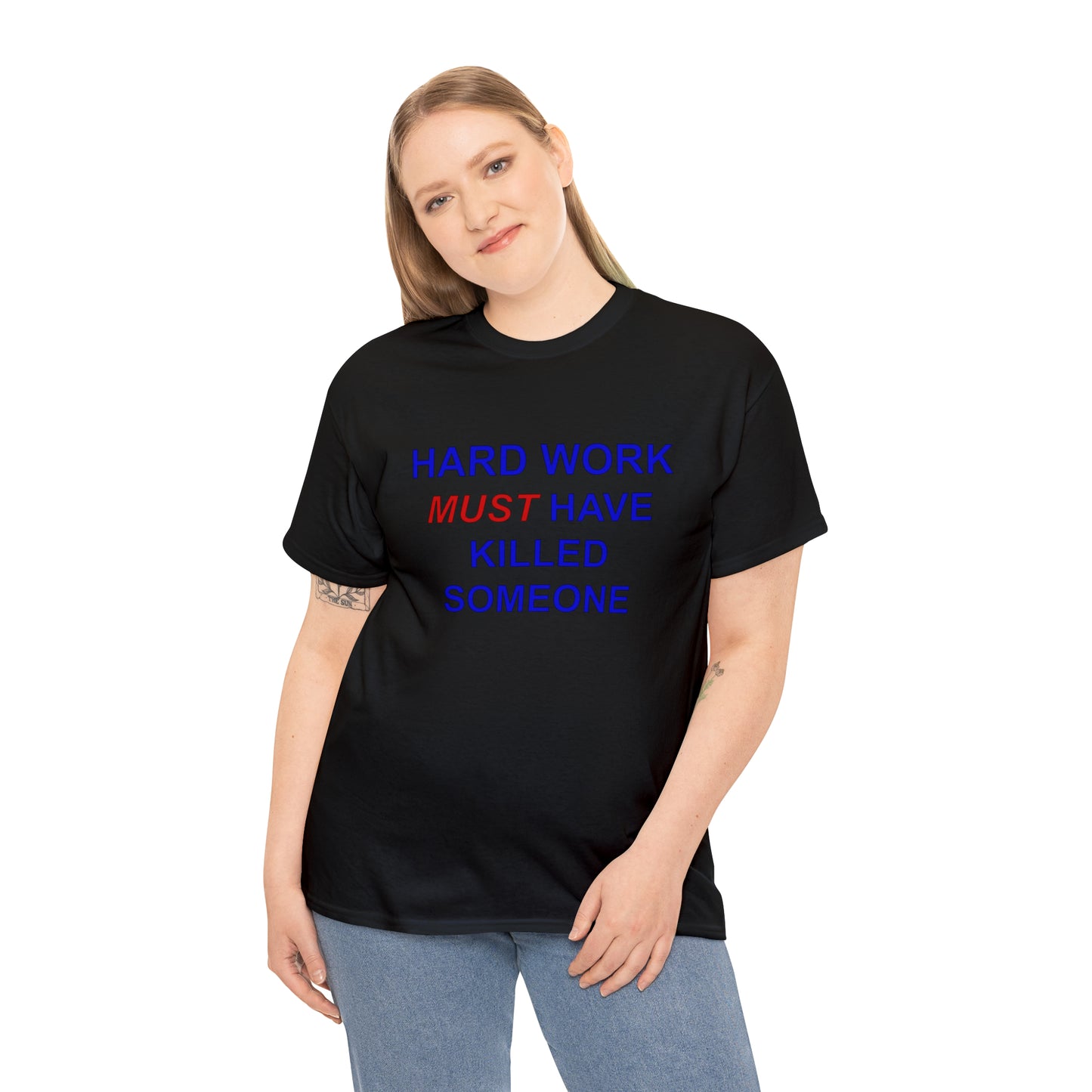 Hard Work Unisex Heavy Cotton Tee