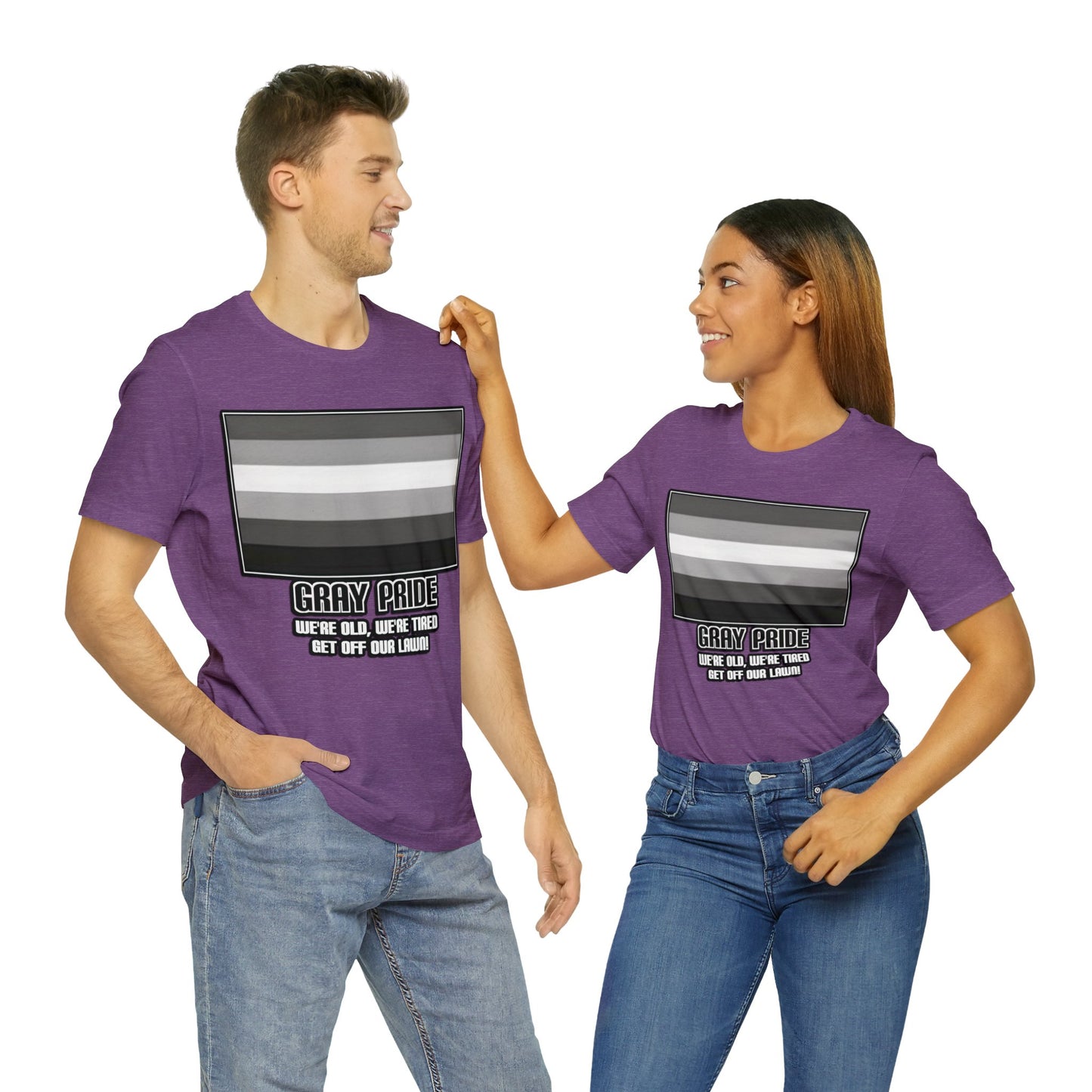 Gray Pride Unisex Jersey Short Sleeve Tee