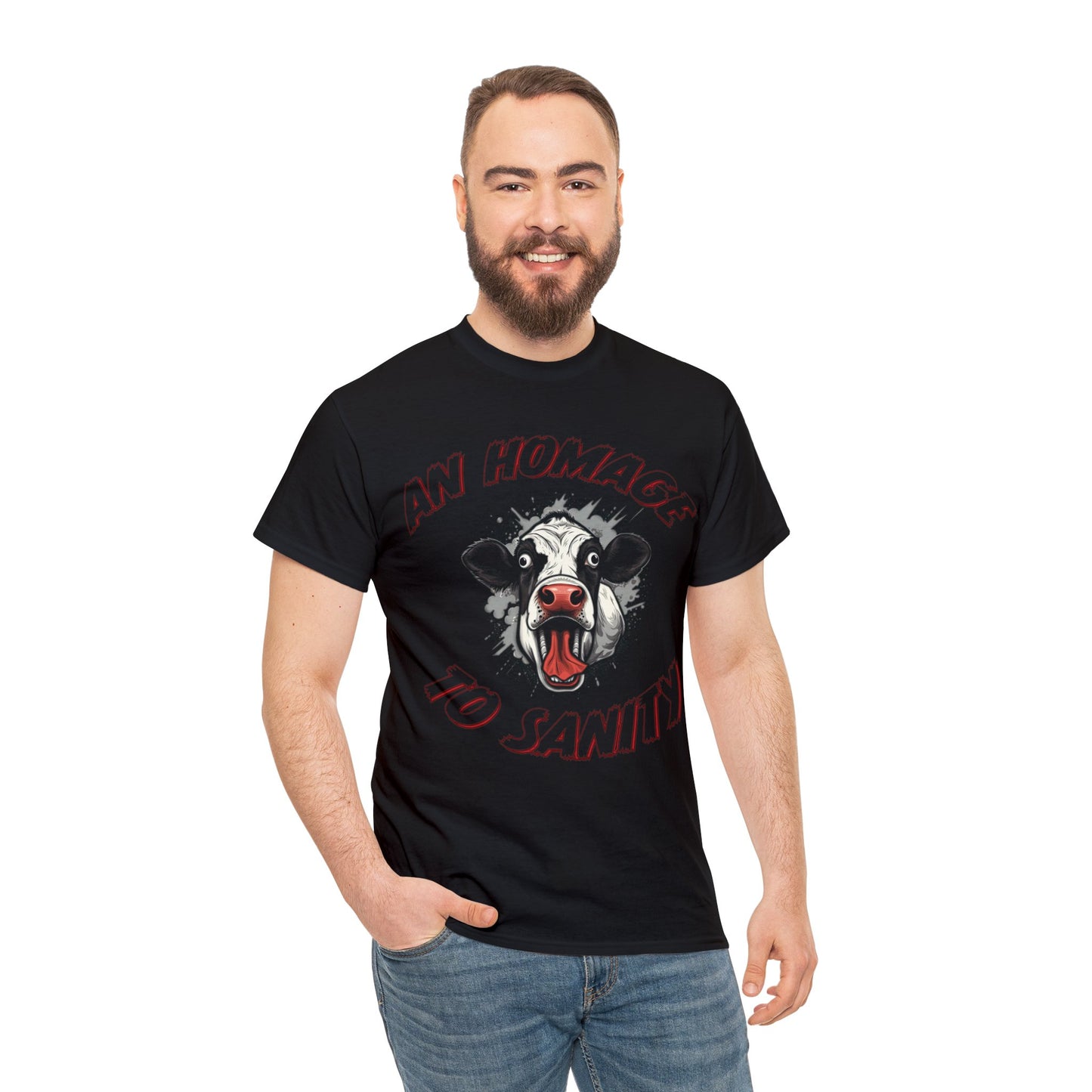 Homage to Sanity Unisex Heavy Cotton Tee