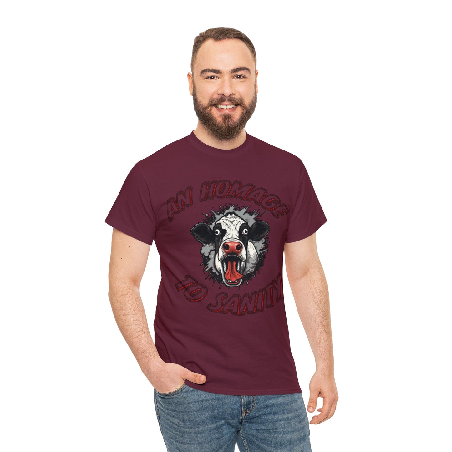 Homage to Sanity Unisex Heavy Cotton Tee