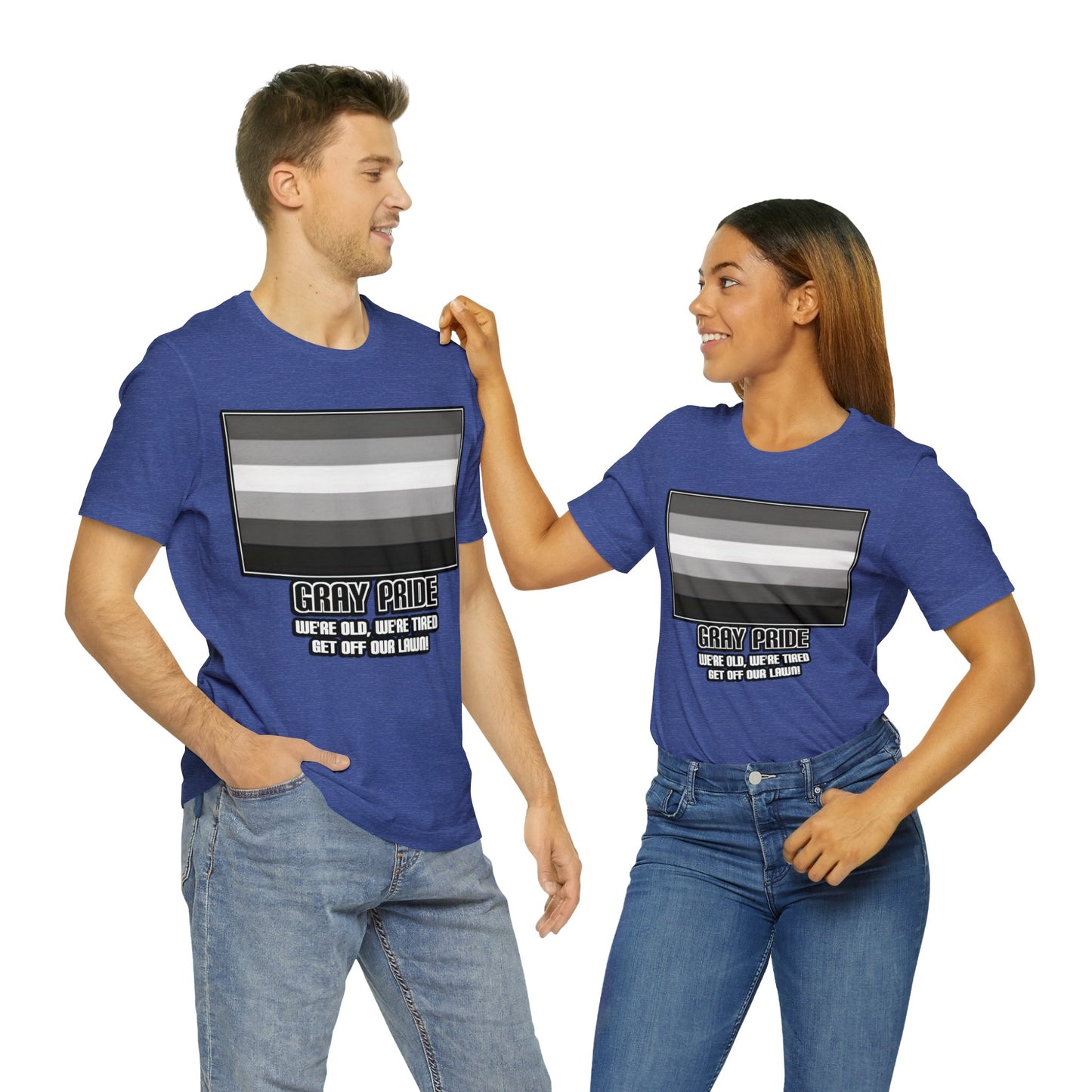 Gray Pride Unisex Jersey Short Sleeve Tee