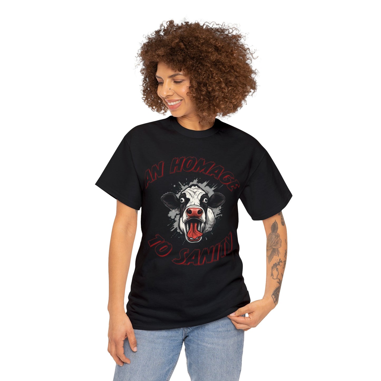 Homage to Sanity Unisex Heavy Cotton Tee