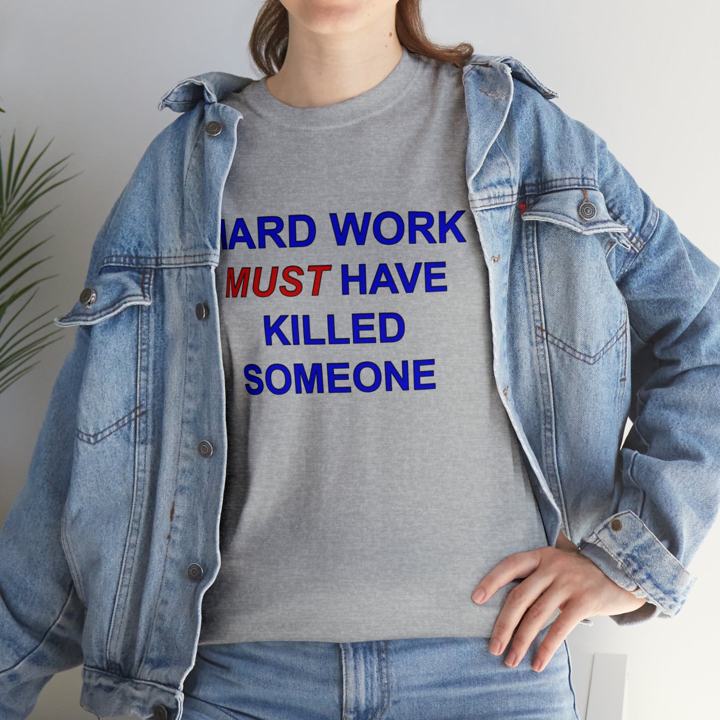 Hard Work Unisex Heavy Cotton Tee