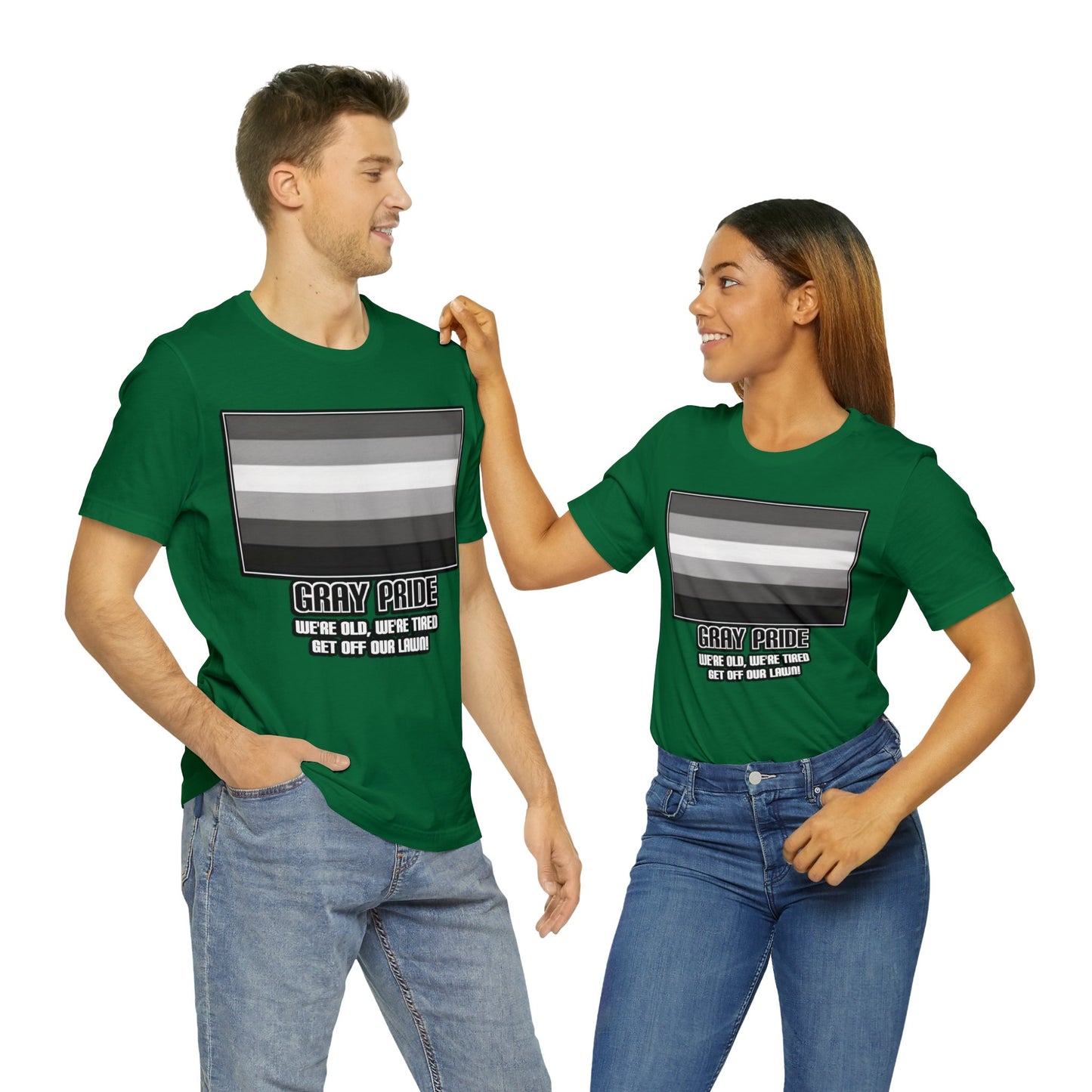 Gray Pride Unisex Jersey Short Sleeve Tee