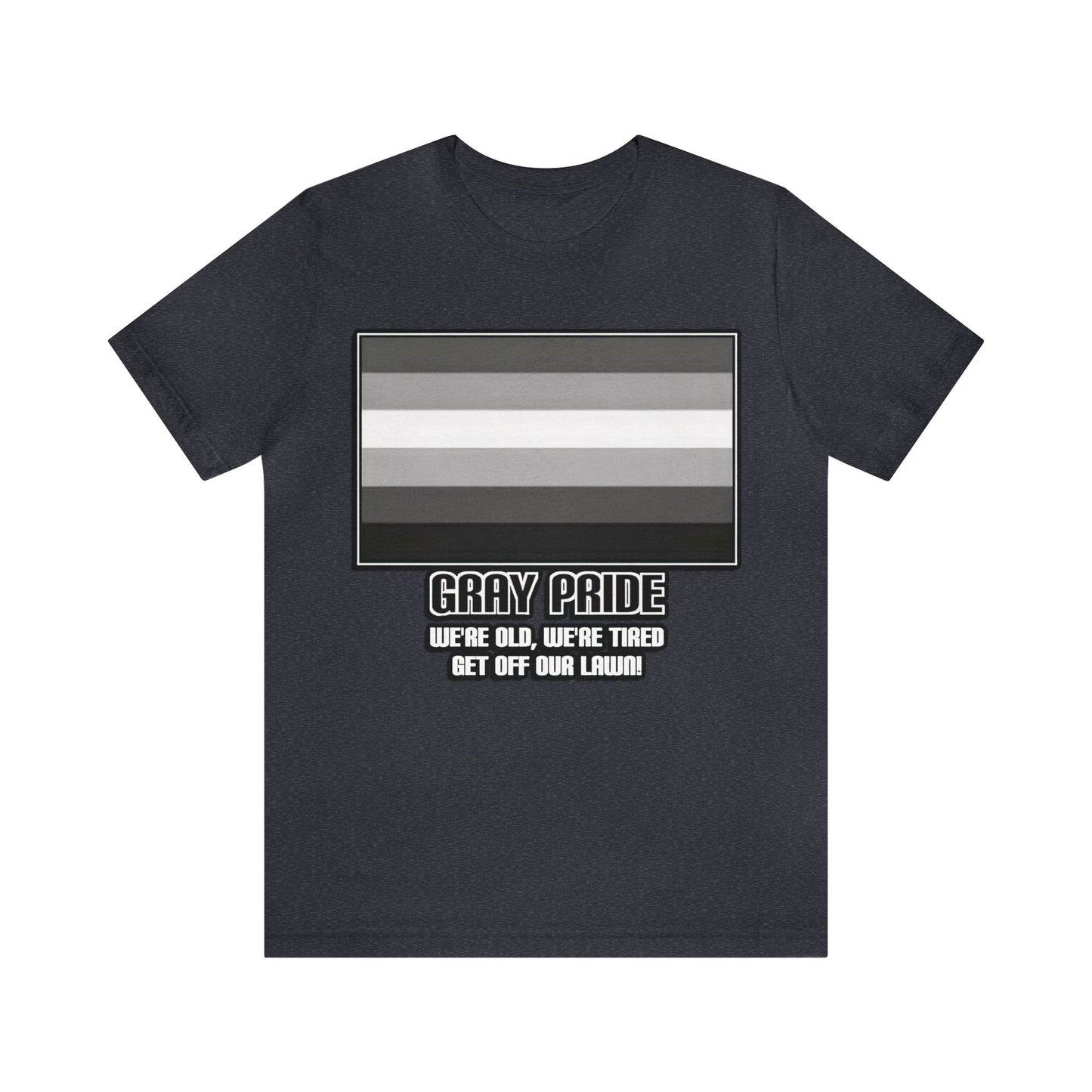 Gray Pride Unisex Jersey Short Sleeve Tee