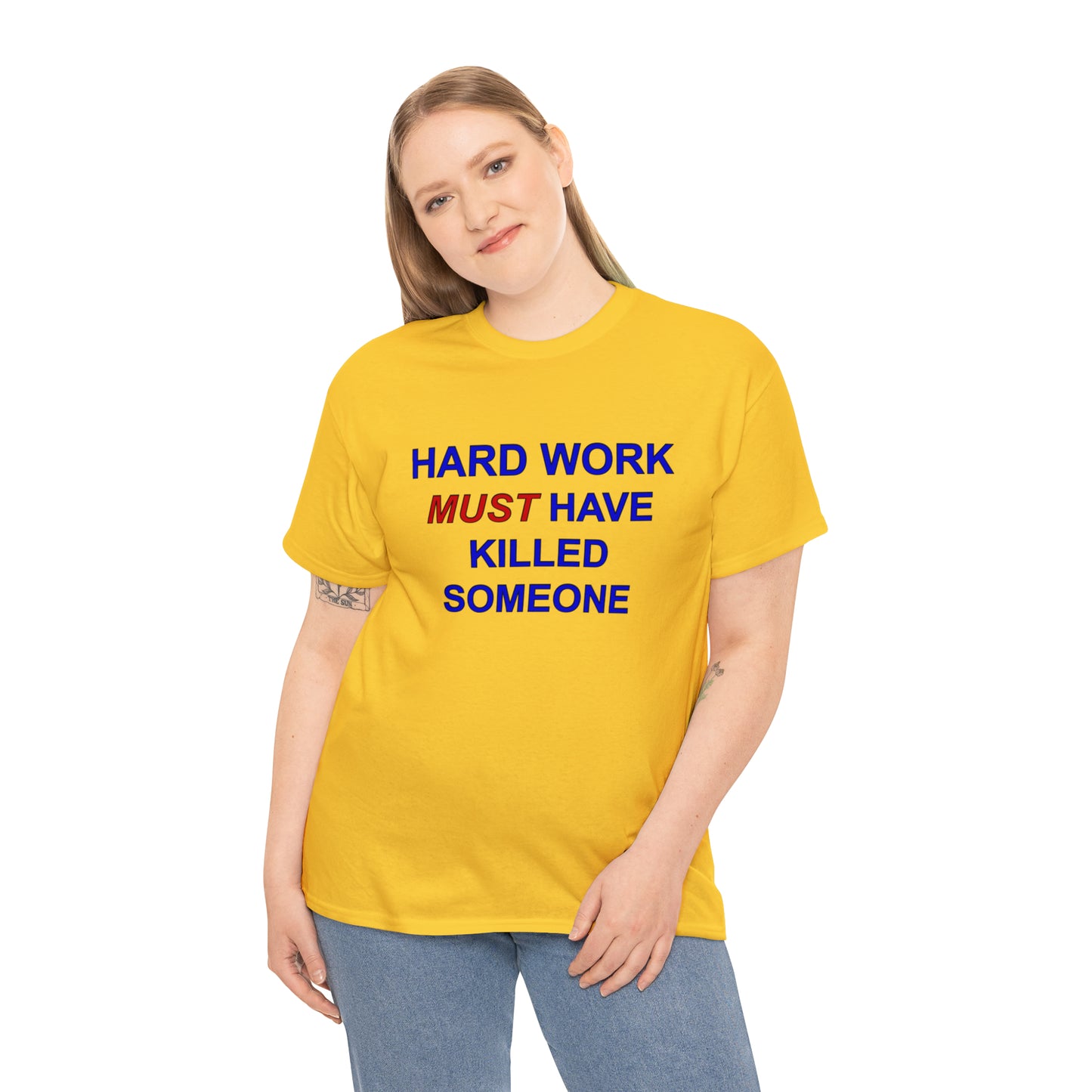 Hard Work Unisex Heavy Cotton Tee