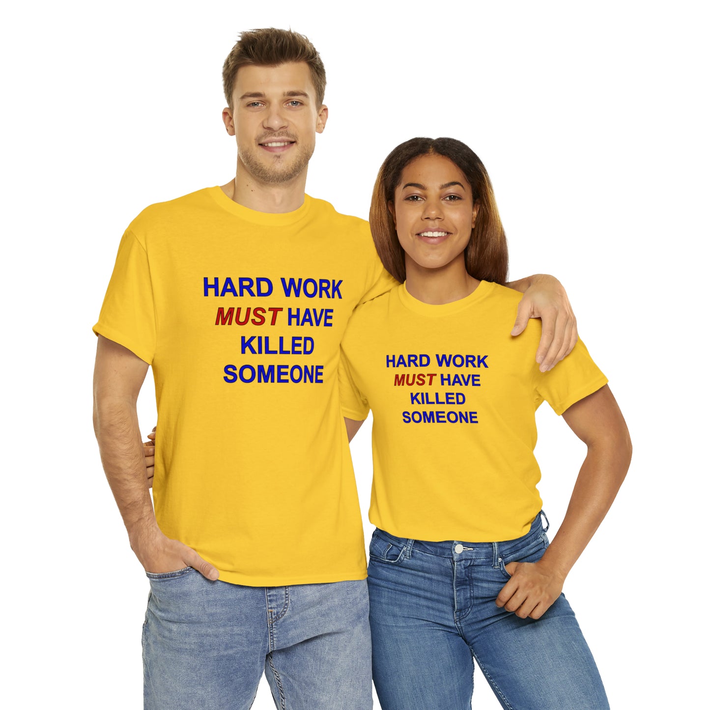 Hard Work Unisex Heavy Cotton Tee