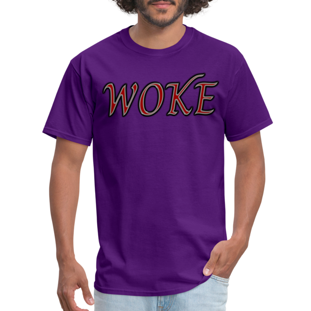 Woke Unisex Classic T-Shirt - purple