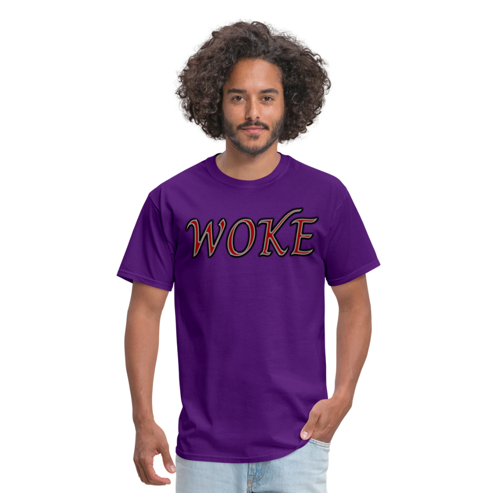 Woke Unisex Classic T-Shirt - purple