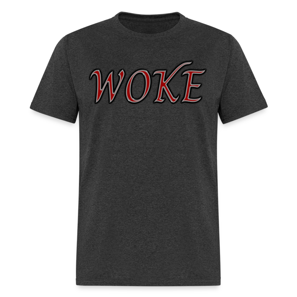 Woke Unisex Classic T-Shirt - heather black