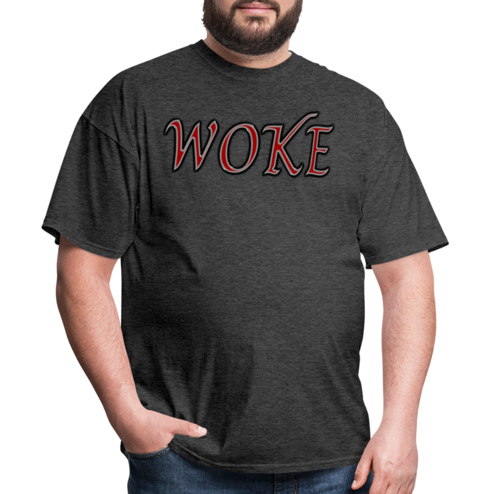 Woke Unisex Classic T-Shirt - heather black