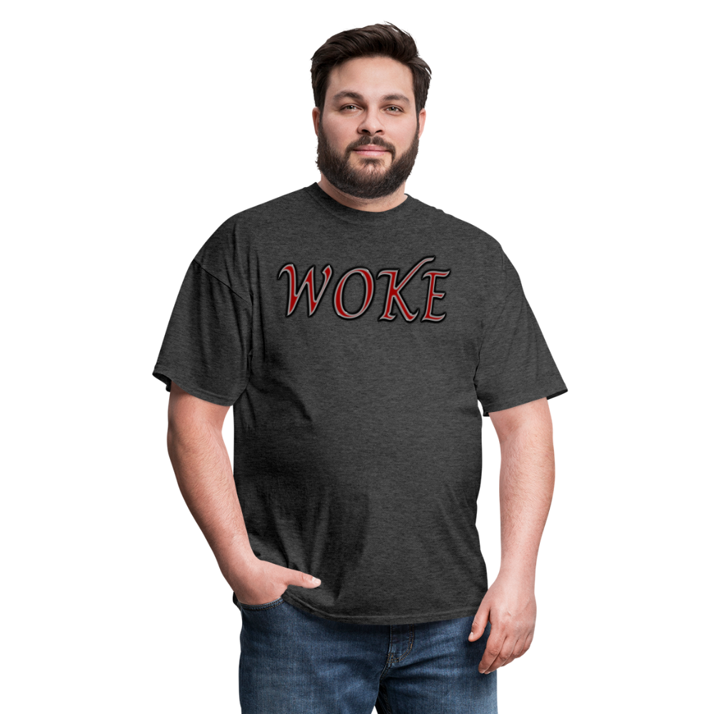 Woke Unisex Classic T-Shirt - heather black