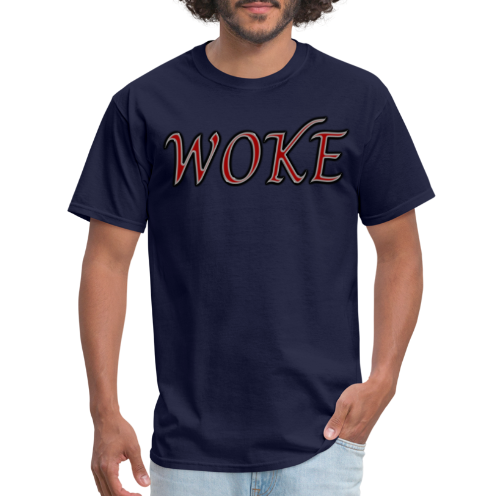 Woke Unisex Classic T-Shirt - navy