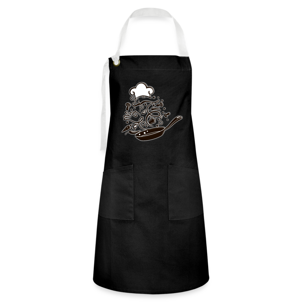 Artisan Apron - black/white