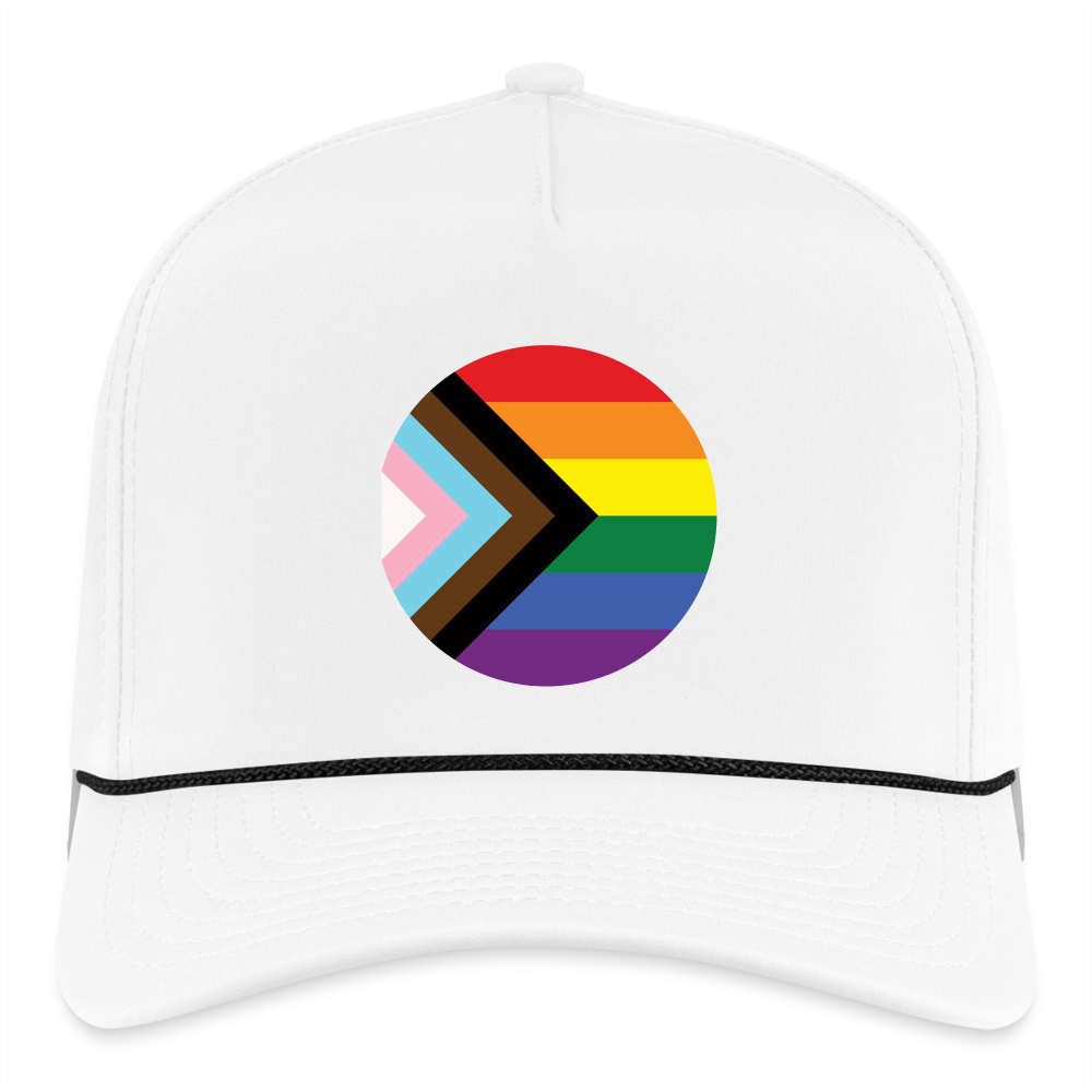 Unity Pride Rope Cap - white/black