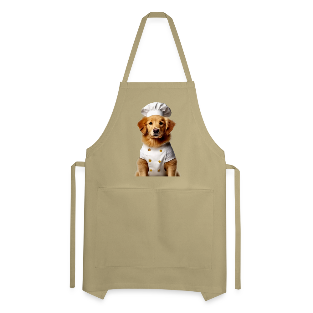 Chef Dawg Adjustable Apron - khaki