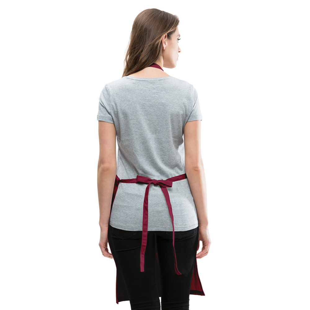 Chef Dawg Adjustable Apron - burgundy