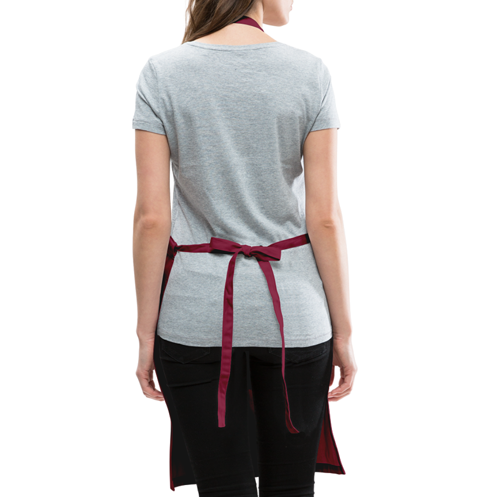 Chef Dawg Adjustable Apron - burgundy