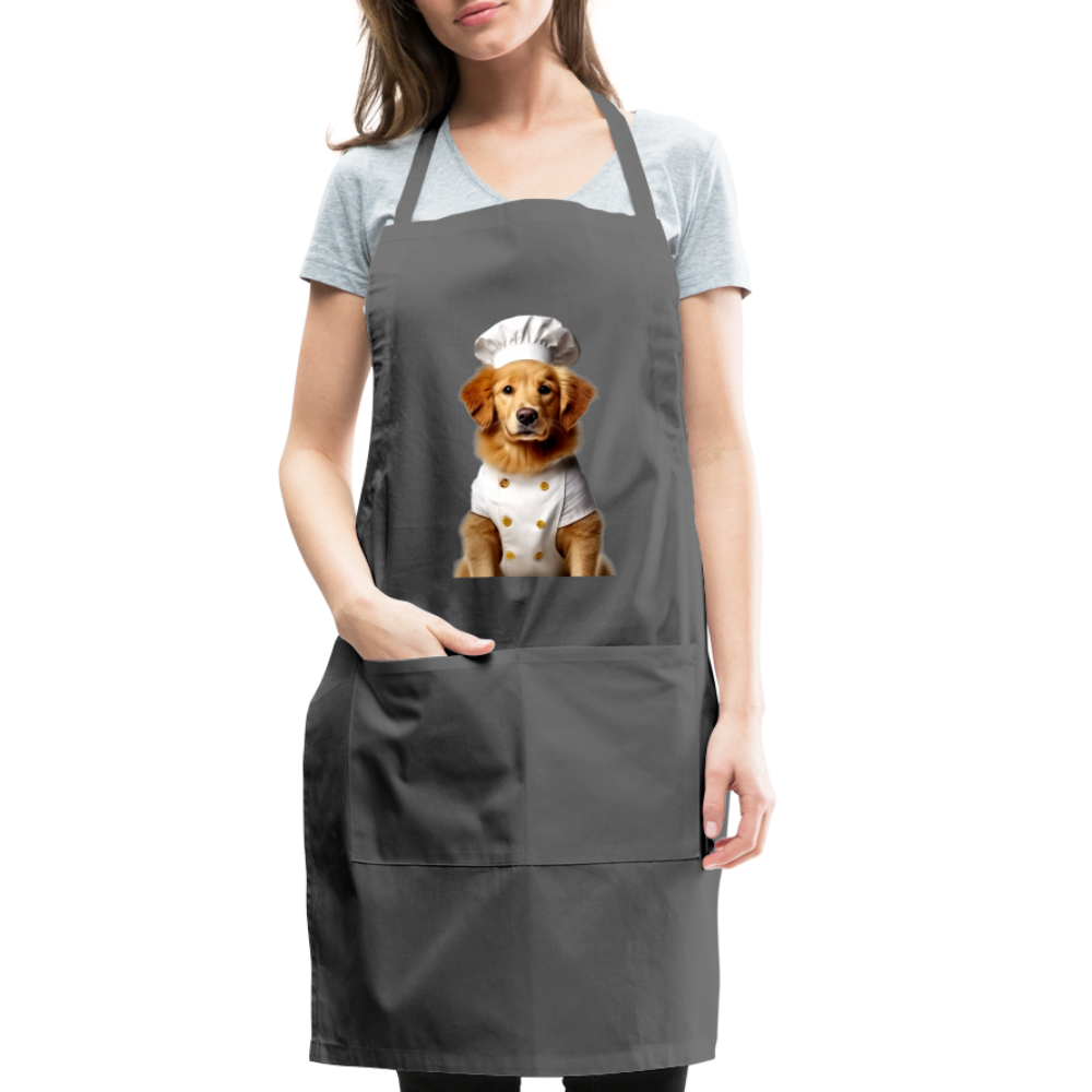 Chef Dawg Adjustable Apron - charcoal