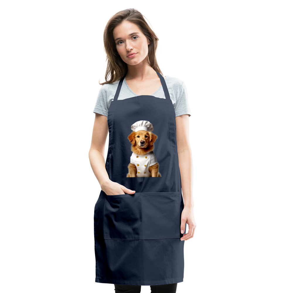 Chef Dawg Adjustable Apron - navy