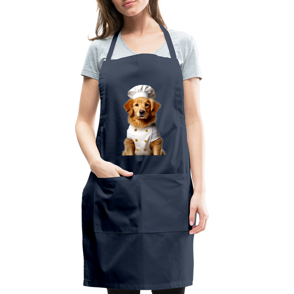 Chef Dawg Adjustable Apron - navy