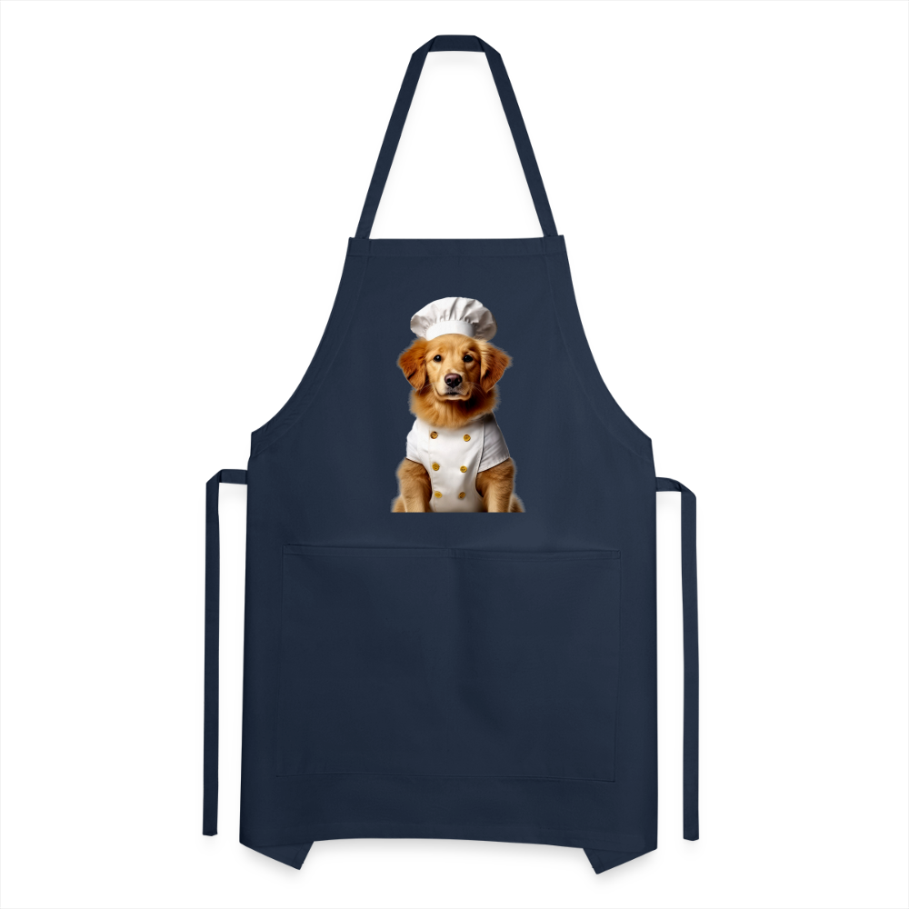 Chef Dawg Adjustable Apron - navy